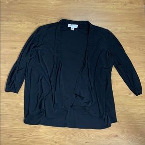 Chelsea Suite Black Soft Cardigan Size XL Dressy